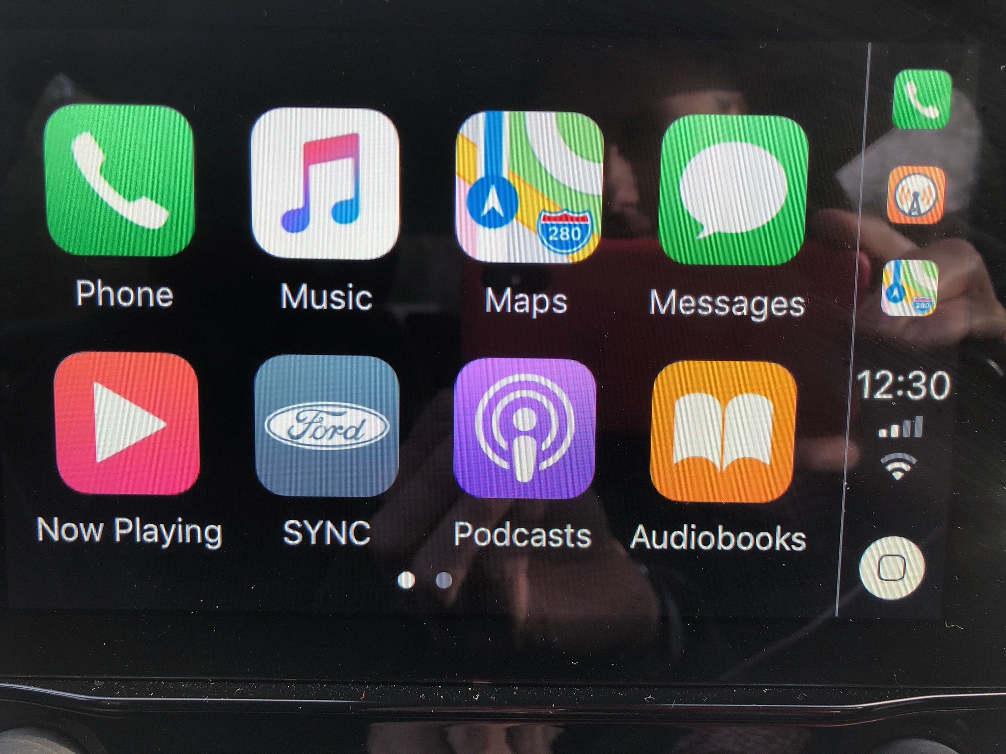 CarPlay Home screen